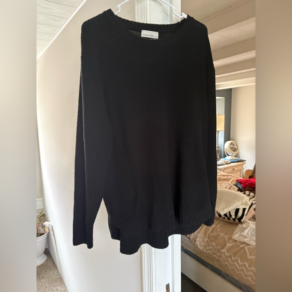 Black Crewneck Sweater